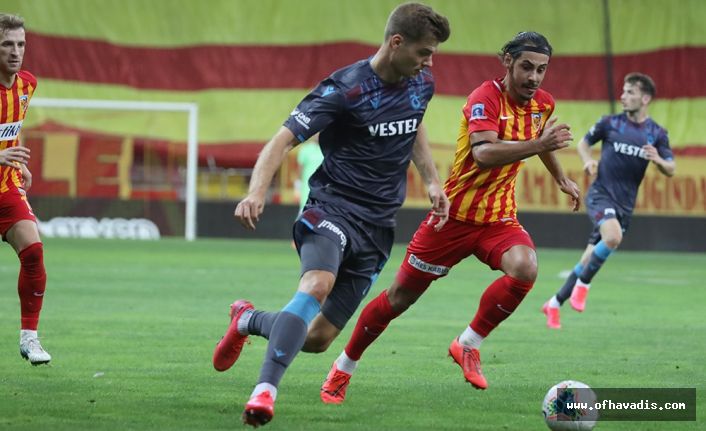 Trabzonspor Kayserispor'u yendi, ligi ikinci bitirdi