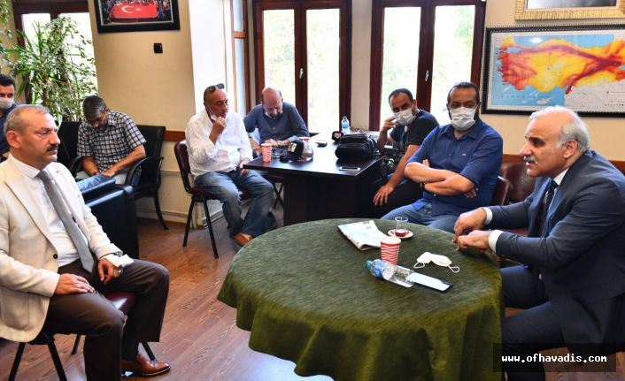 Başkan Zorluoğlu Gazeteciler Cemiyeti’ni ziyaret etti