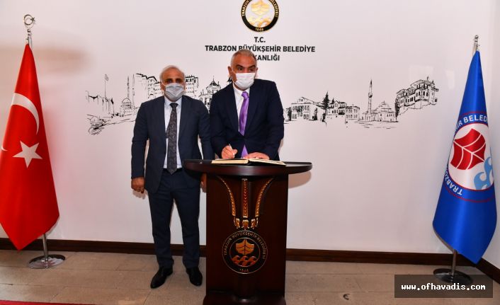 Kültür ve Turizm Bakanı Ersoy’dan Büyükşehir’e ziyaret