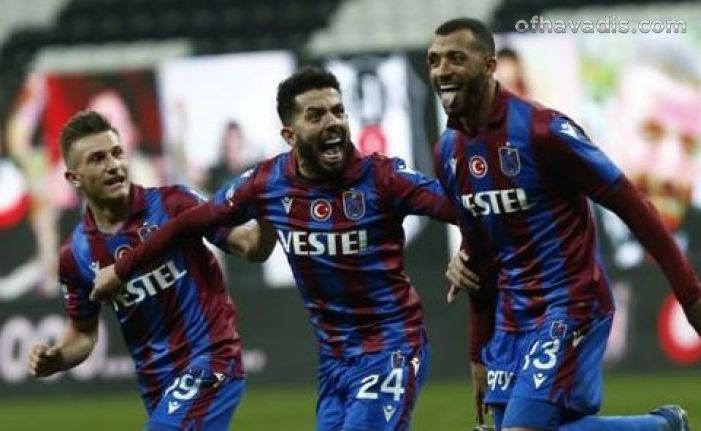 Süper Kupalı Trabzonspor Süper Lig’in lideri Beşiktaş'ı da devirdi