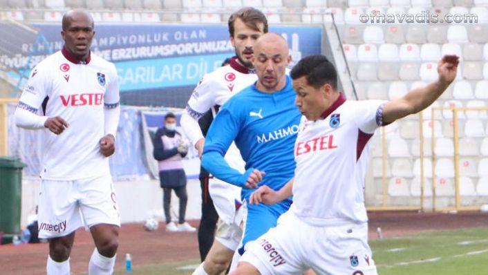 Trabzonspor’la Erzurumspor 1’er puanı paylaştılar