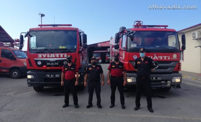 Trabzon Büyükşehir’den Manavgat’a yangın söndürme desteği