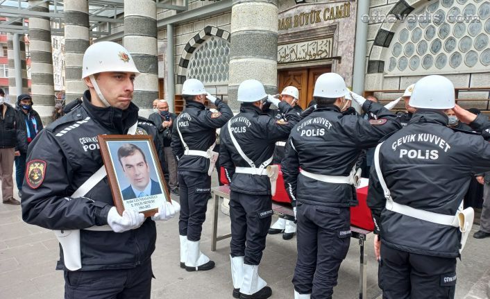 Emekli Polis Aydın Uzunhasanoğlu resmi törenle uğurlandı
