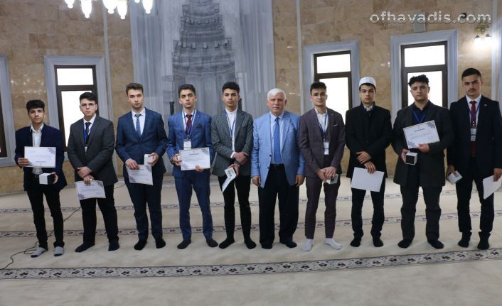 Hutbe okuma bölge yarışması Of Fetih Camii’nde yapıldı