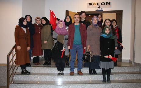 Of Anadolu Lisesi öğrencileri Serdar Tuncer’i dinledi