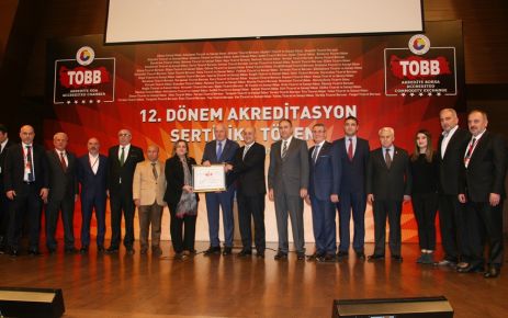 Of TSO Akreditasyon Sertifikasını Ankara’da aldı