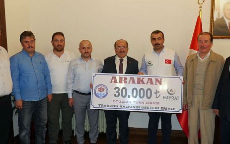 Trabzon’dan ARAKAN için 30 Bin TL yardım