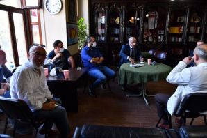 Başkan Zorluoğlu Gazeteciler Cemiyeti’ni ziyaret etti