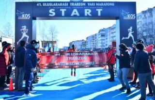 41. Trabzon yarı maratonu sağlıkçılara ithaf...
