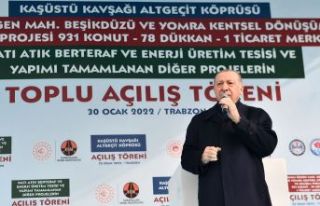 Cumhurbaşkanı Erdoğan’a Trabzon’da coşkulu...