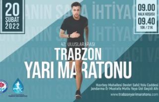 Trabzon yarı maratona hazırlanıyor