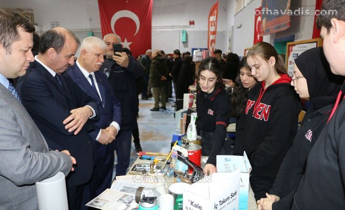 Of Fen Lisesi yerli ve milli sanayi ürünlerini sergiledi