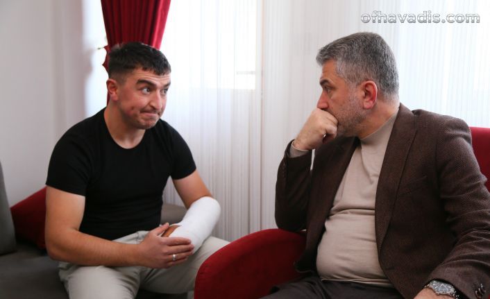 Başkan Mumcu'dan Gazi İlhan Akçay'a ziyaret
