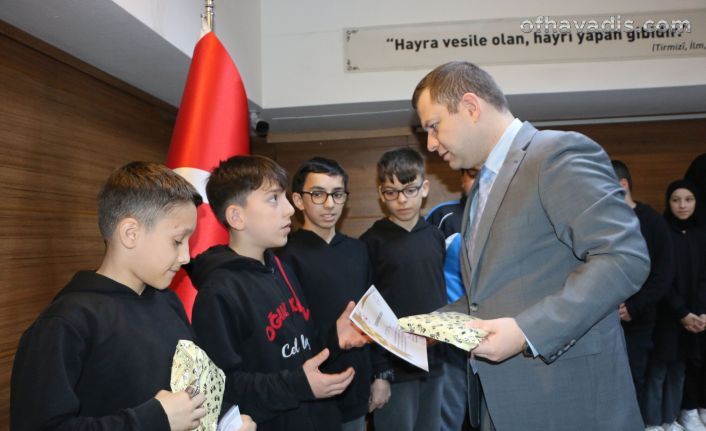 Spor alanında dereceye giren 150 öğrenciye ödül