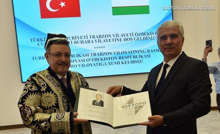 Trabzon ile Buhara kardeş şehir oldu