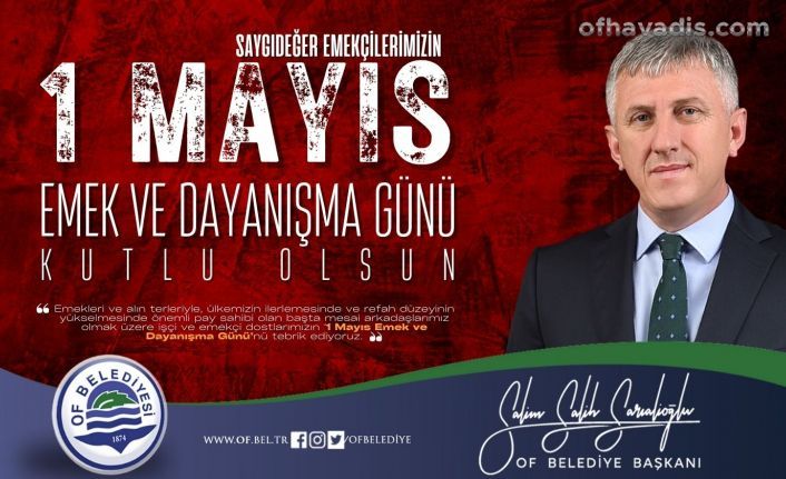 Başkan Sarıalioğlu'ndan 1 Mayıs Mesajı