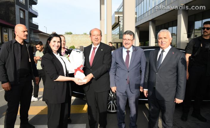 Cumhurbaşkanı Ersin Tatar’dan Büyükşehir’e ziyaret