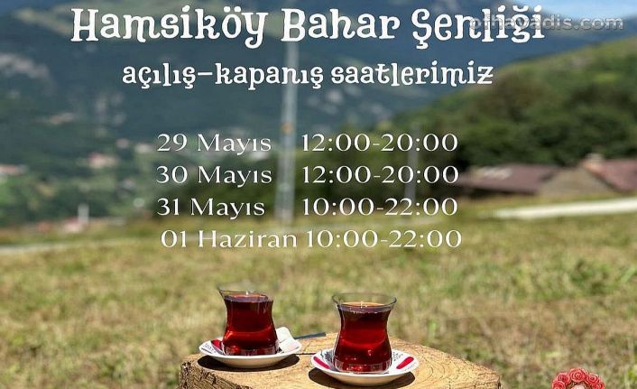 Hamsiköy Trabzon Bahar Şenliklerine ev sahipliği yapacak