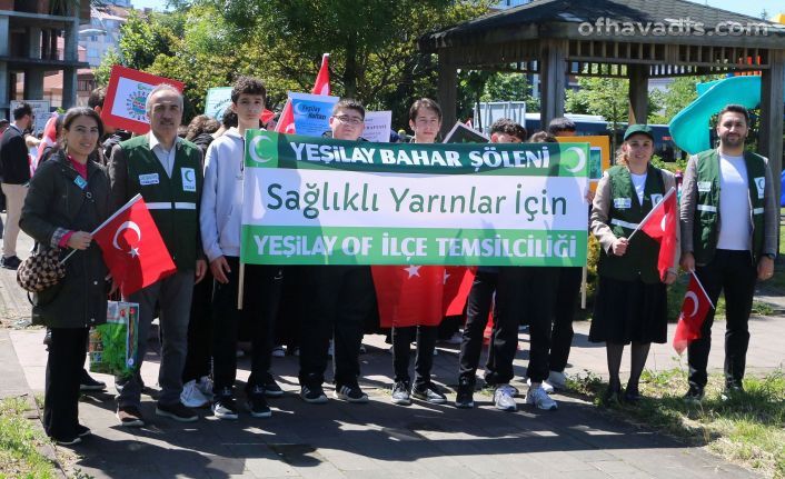 Of’ta Yeşilay Bahar Şöleni