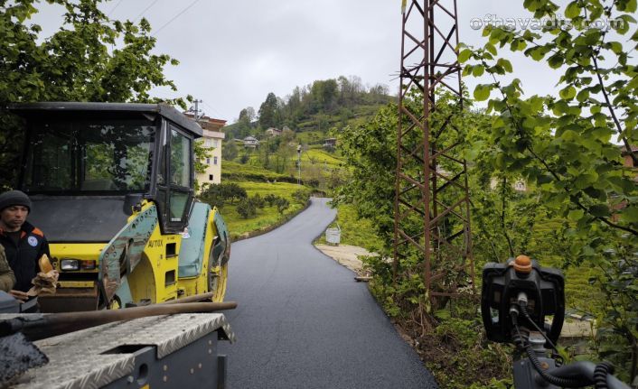 Tavşanlı ve Yazlık’ta asfalt çalışması