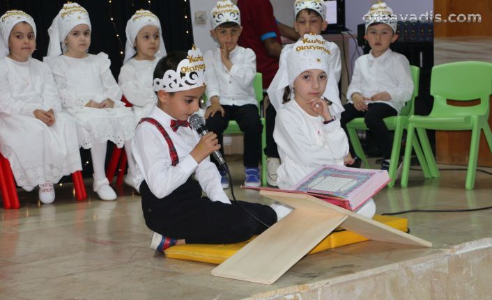 Eskipazar’da minik öğrencilerin Kur’an okuma heyecanı