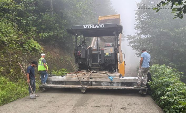 Karadağ grup yolunda toprak yol tarih oluyor