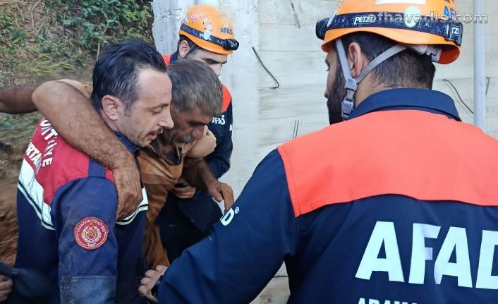 Toprak altında kalan Daşdemir kurtarıldı