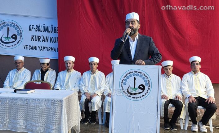 Bölümlü Kur'an Kursu'nda 13 hafız icazet aldı