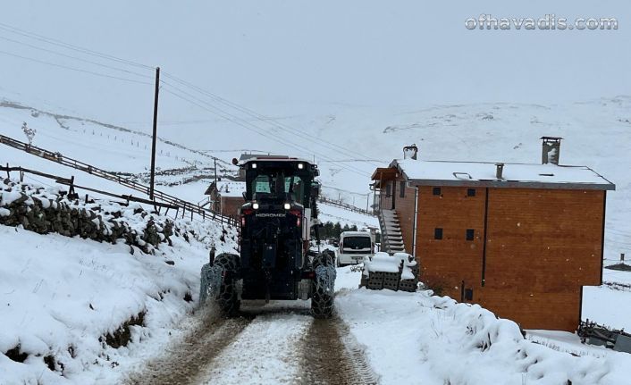 Büyükşehir Belediyesi’nin kar mesaisi başladı