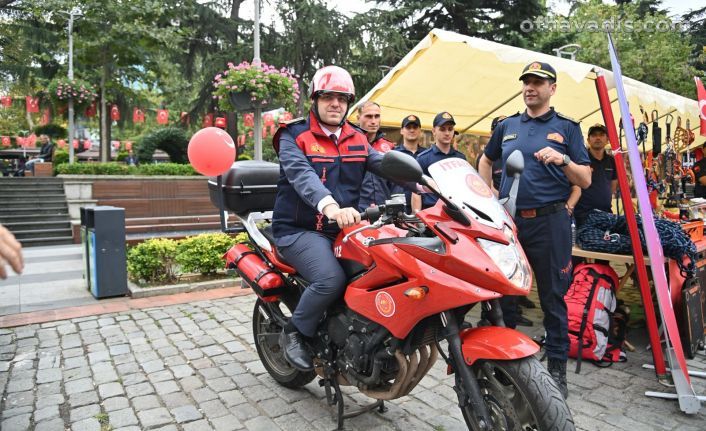 Trabzon'da motorlu itfaiye timi kuruldu