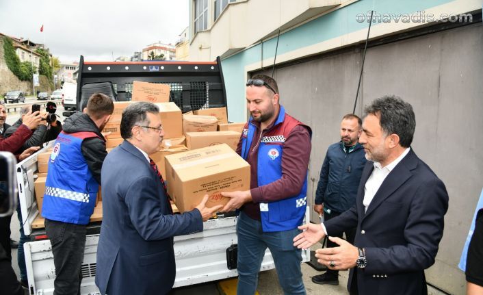 Trabzon'da Gazze için yardım seferberliği