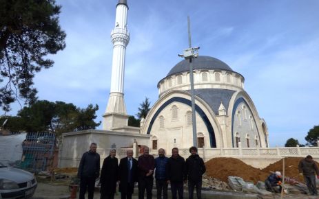 Ahi Evren Cami ve otopark inşaatı tamamlandı 