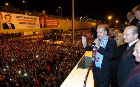 Cumhurbaşkanı Erdoğan 15 Temmuz sonrası ilk kez Trabzon’da
