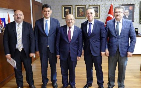 Gümrükçüoğlu, DSİ Genel Müdürü Acu’yu kabul etti