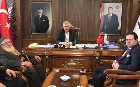Kaymakam Fırat’tan Başkan Sarıalioğlu’na hayırlı olsun ziyareti