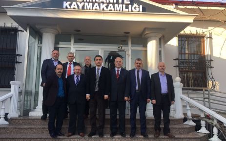 Oflu Başkanlardan Kaymakam Dervişoğlu'na ziyaret