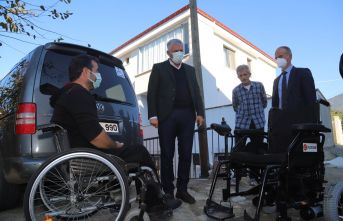 Of Belediyesi tarafından engelli vatandaşlara akülü araç