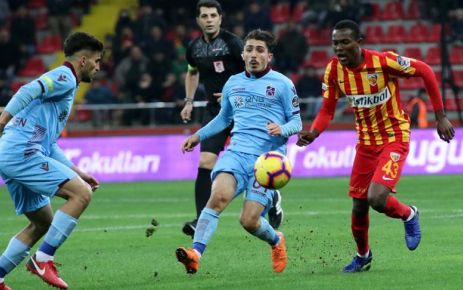 Trabzonspor Kayserispor’u iki golle geçti