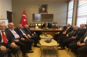 Oflu Başkanlardan Kaymakam Dervişoğlu'na ziyaret