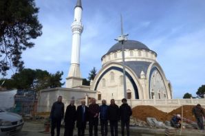Ahi Evren Cami ve otopark inşaatı tamamlandı 