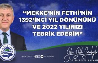 Başkan Sarıalioğlu, Mekke'nin Fethi'ni...