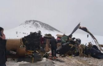 Bitlis Tatvan’da askeri helikopter düştü 9 asker şehit