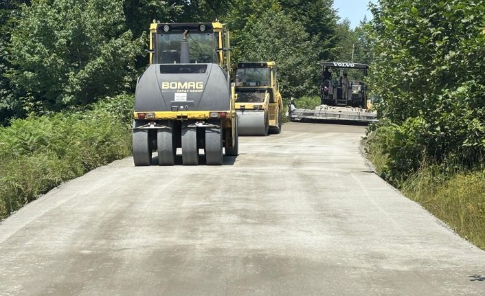 Karadağ grup yolunda toprak yol tarih oluyor